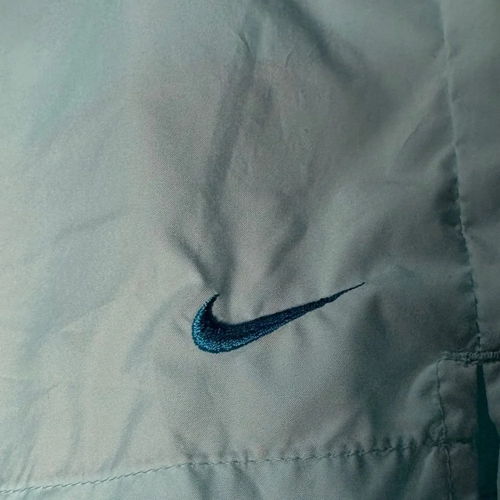 Nike Womens Mint Green Running Shorts‎ w/ Liner and Zipper Pockets